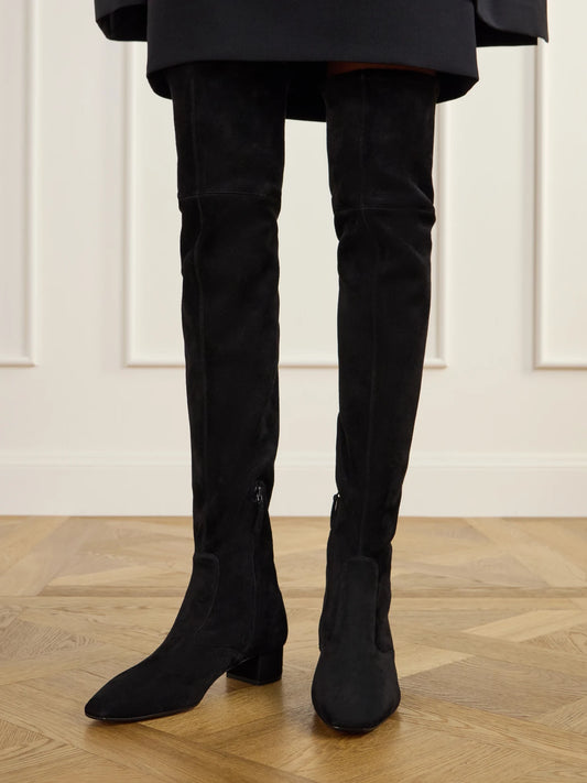Remi 35 Suede Over-the-knee Boots