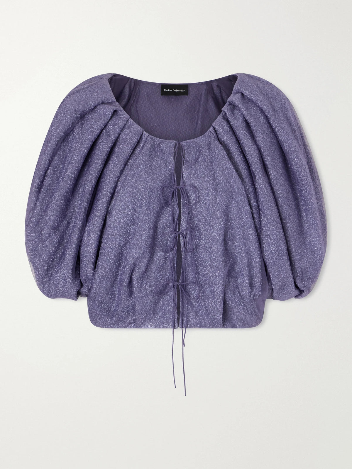 Pauline Dujancourt Lauren Printed Tulle Jacket