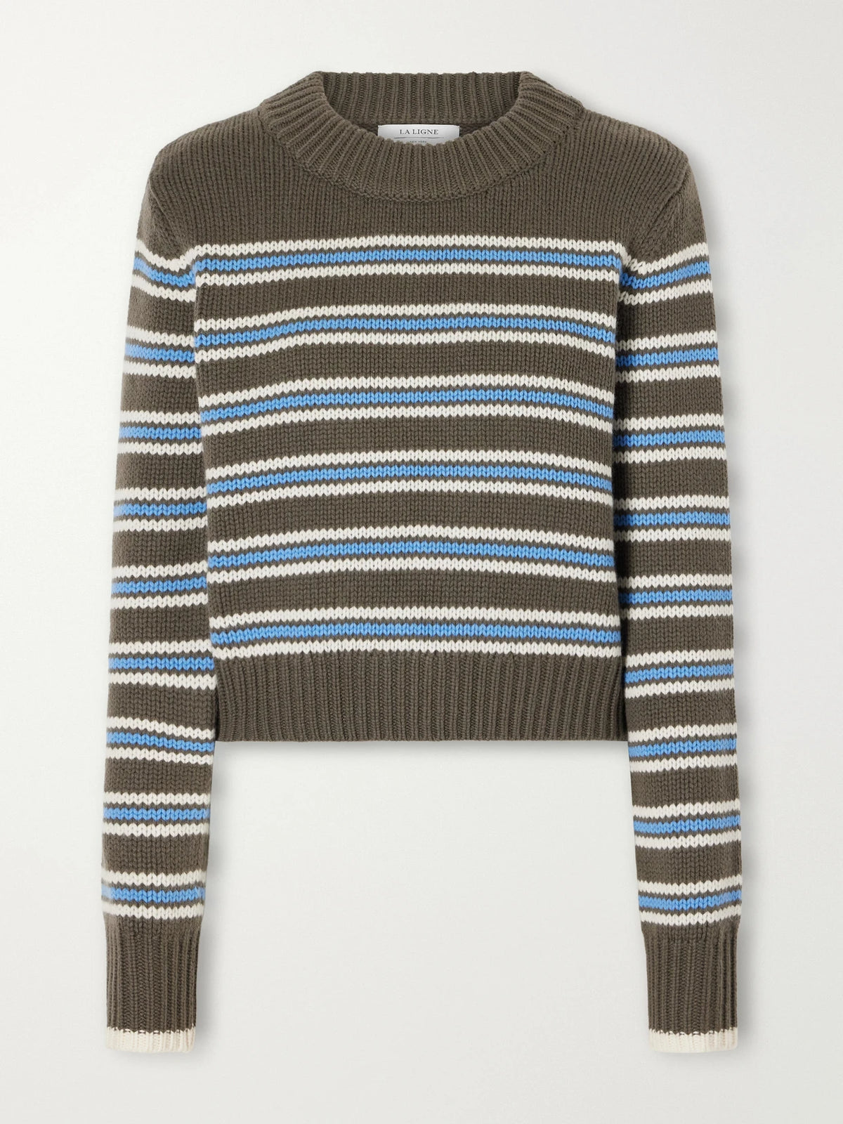 La Ligne Mini Marin Striped Wool And Cashmere-blend Sweater