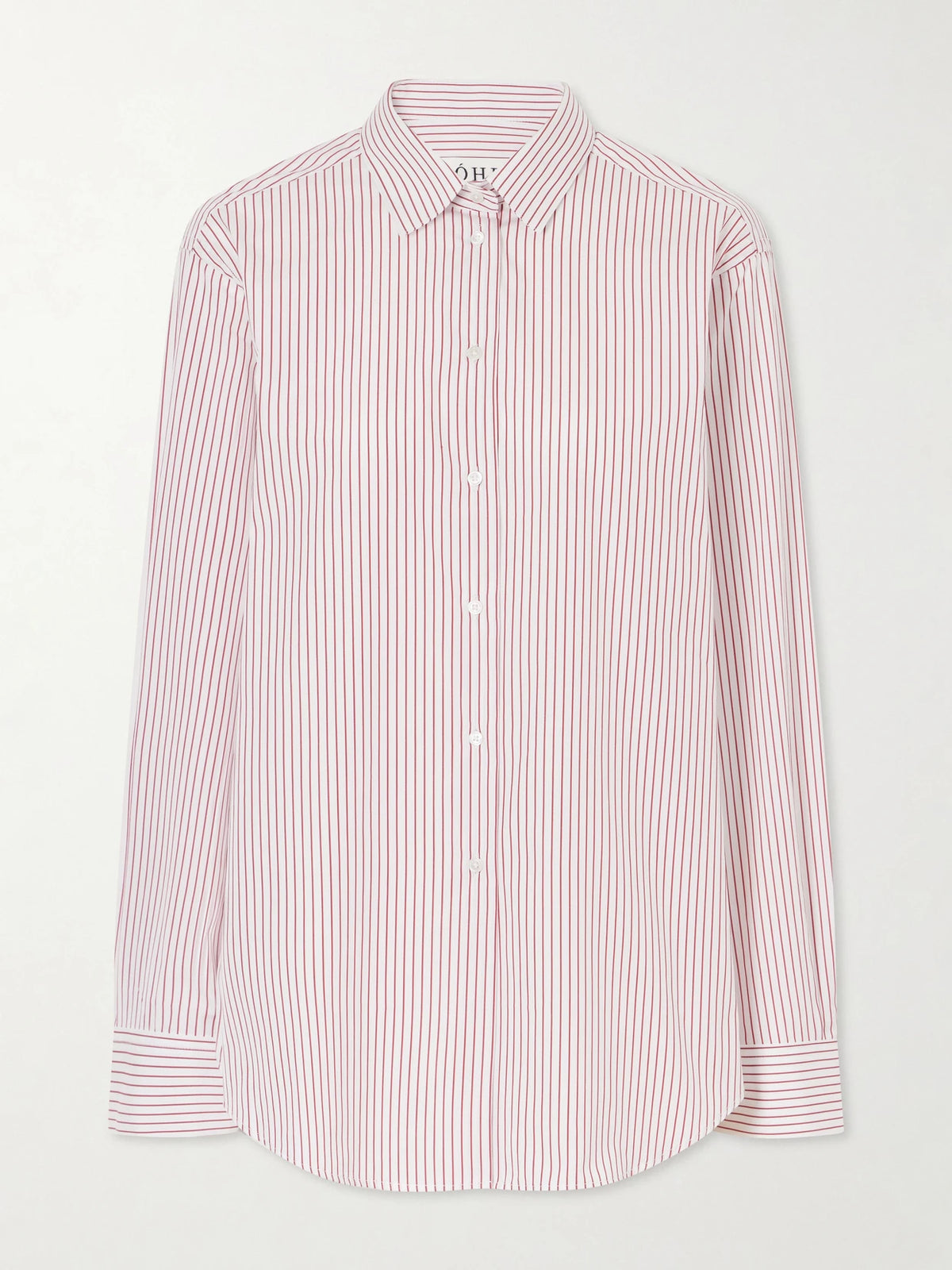RÓHE Striped Cotton-poplin Shirt