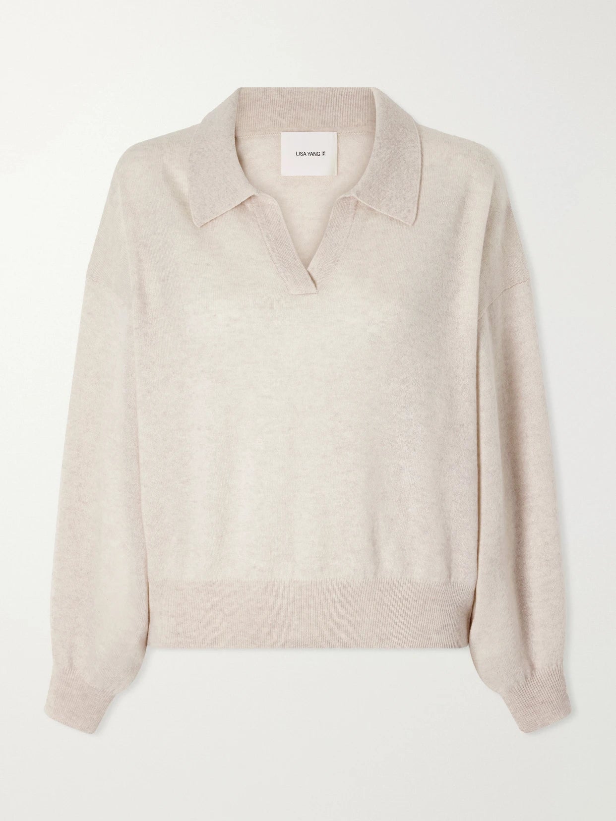 Katriel Cashmere Polo Sweater