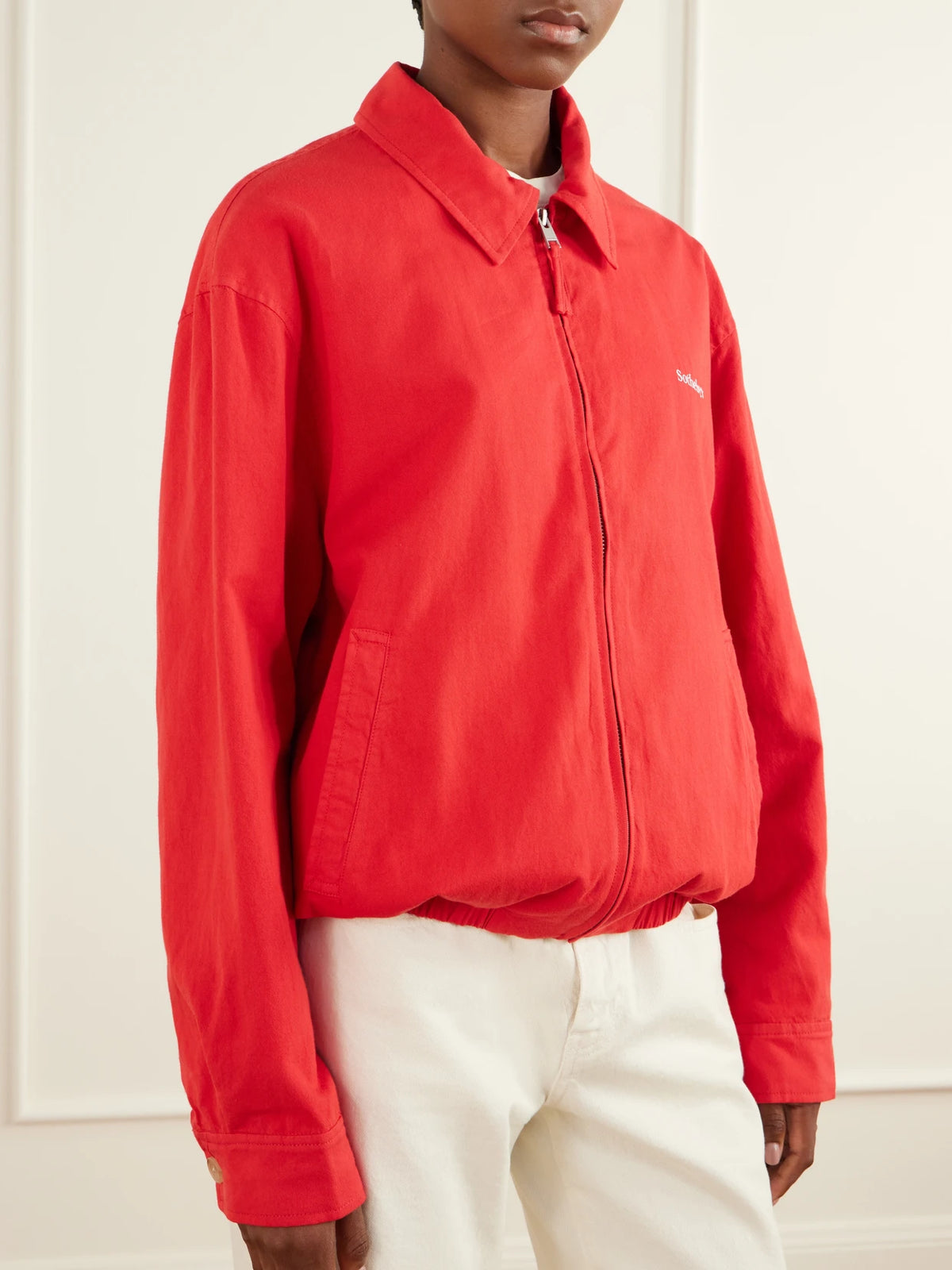 FRAME + Sotheby's Cotton-twill Jacket