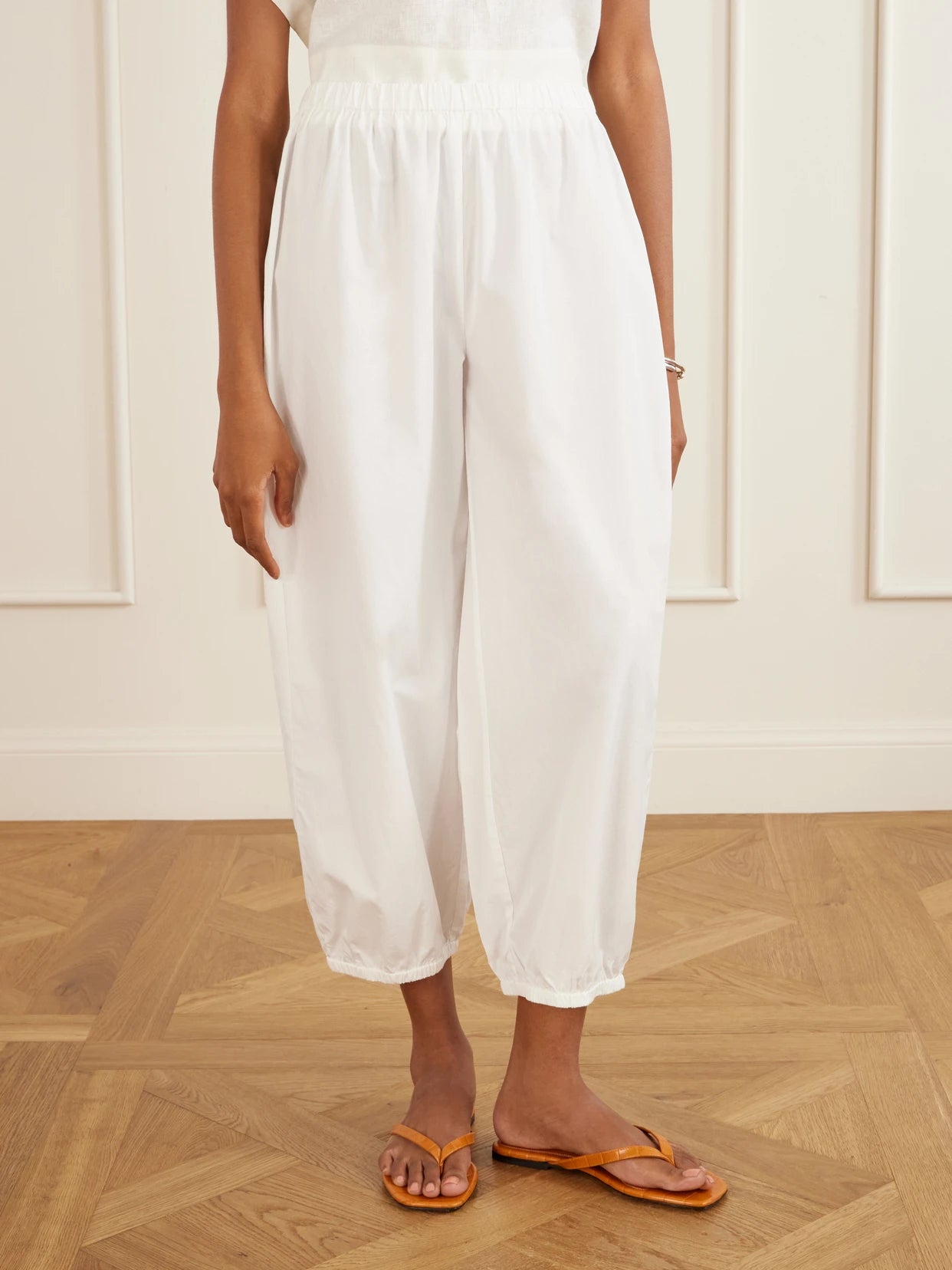 Delos Cotton-poplin Balloon Pants