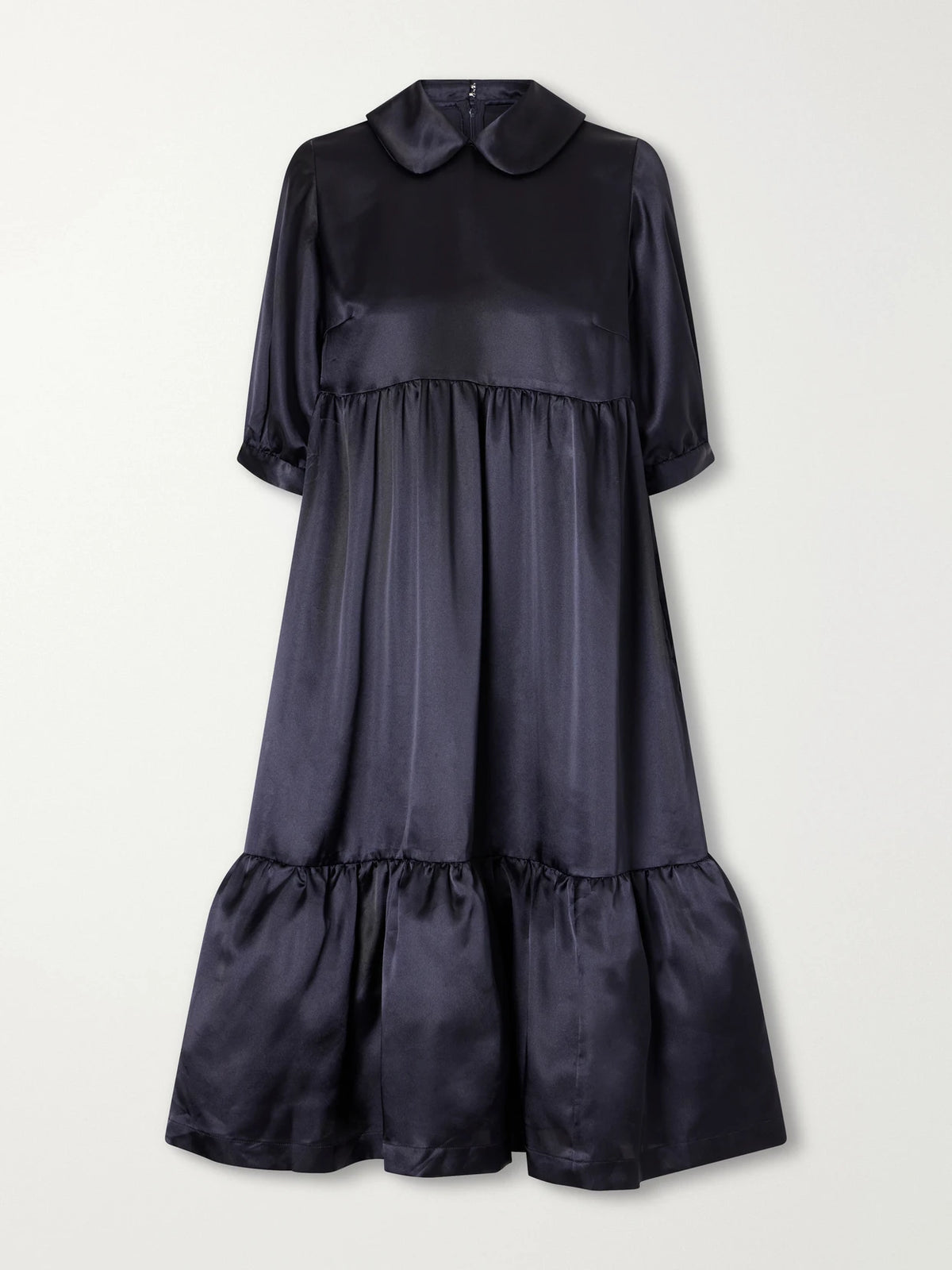 Comme des Garçons GIRL Tiered Satin Midi Dress
