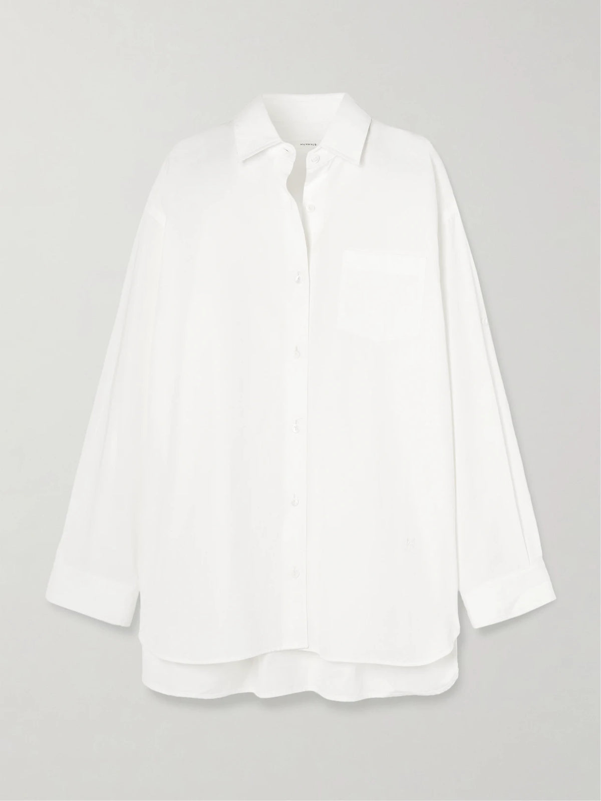 + Maria Mcmanus Oversized Organic Cotton-poplin Shirt