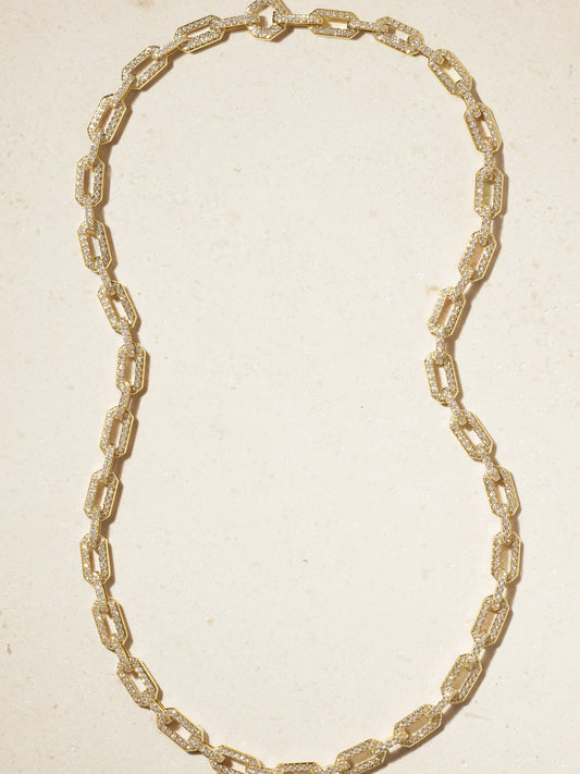 Madison 11mm 18-karat Gold Necklace