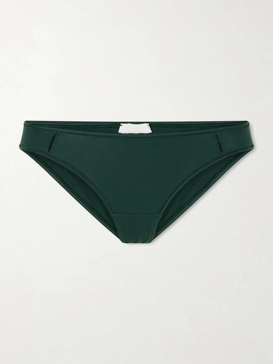 Image of Lingerie. Product name - Enora Stretch-jersey Briefs in Green colour by brand - Eres