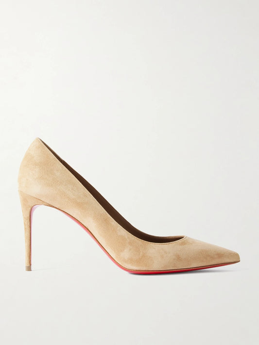Kate 85 Suede Point-toe Pumps