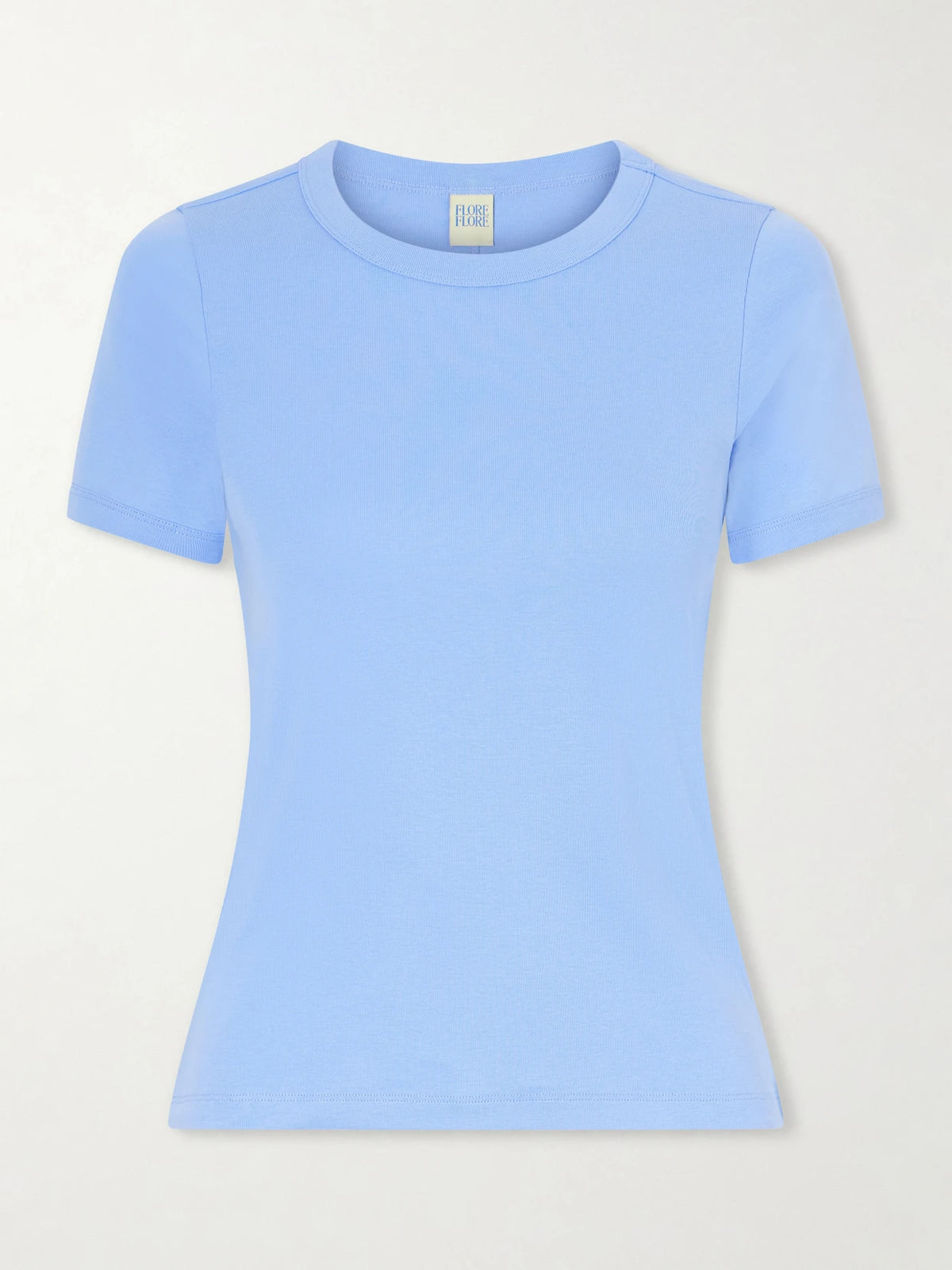 Car Ribbed Organic Cotton-jersey T-shirt