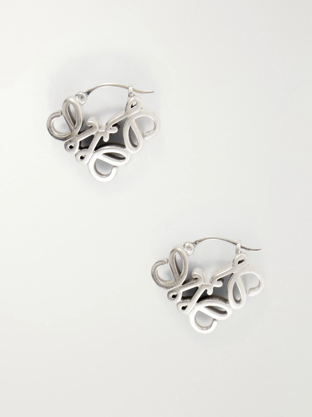 Anagram Bombé Sterling Silver Earrings