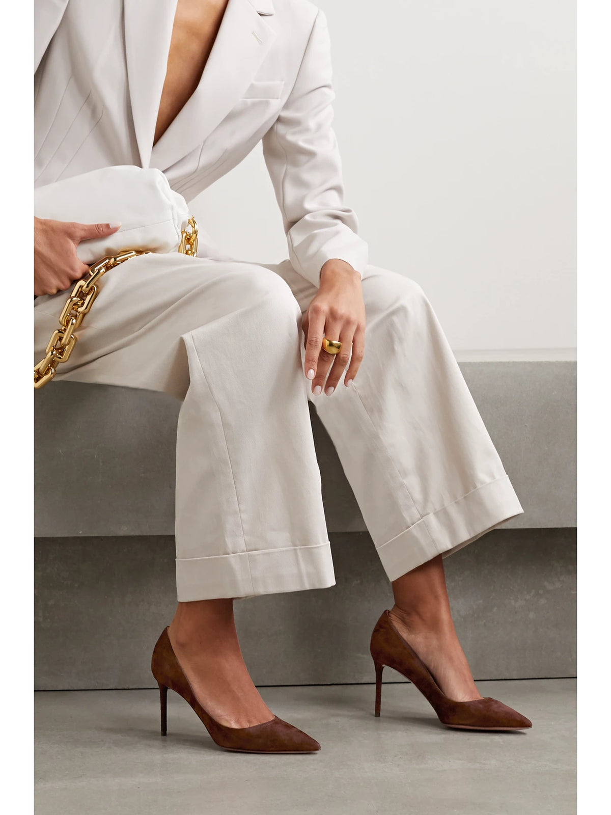 Purist 85 Suede Pumps