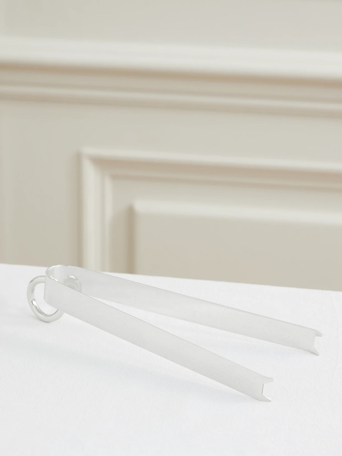 Vertigo Silver-plated Ice Tongs