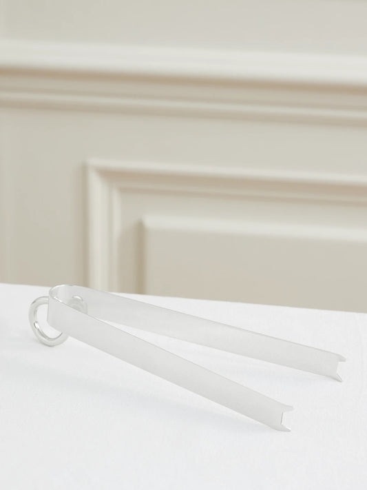 Vertigo Silver-plated Ice Tongs