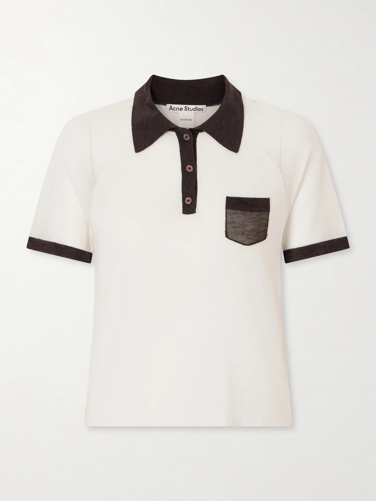 Color-block Lyocell And Wool-blend Jersey Polo Shirt