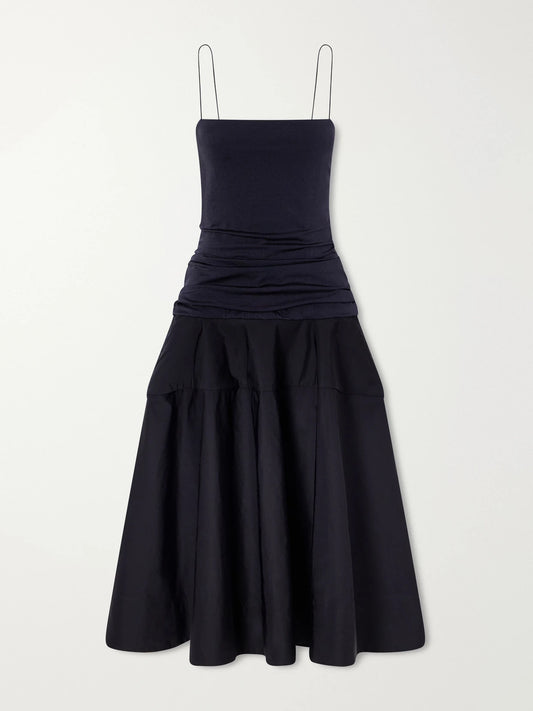 Jacquemus La Robe Paradiso Satin Midi Dress