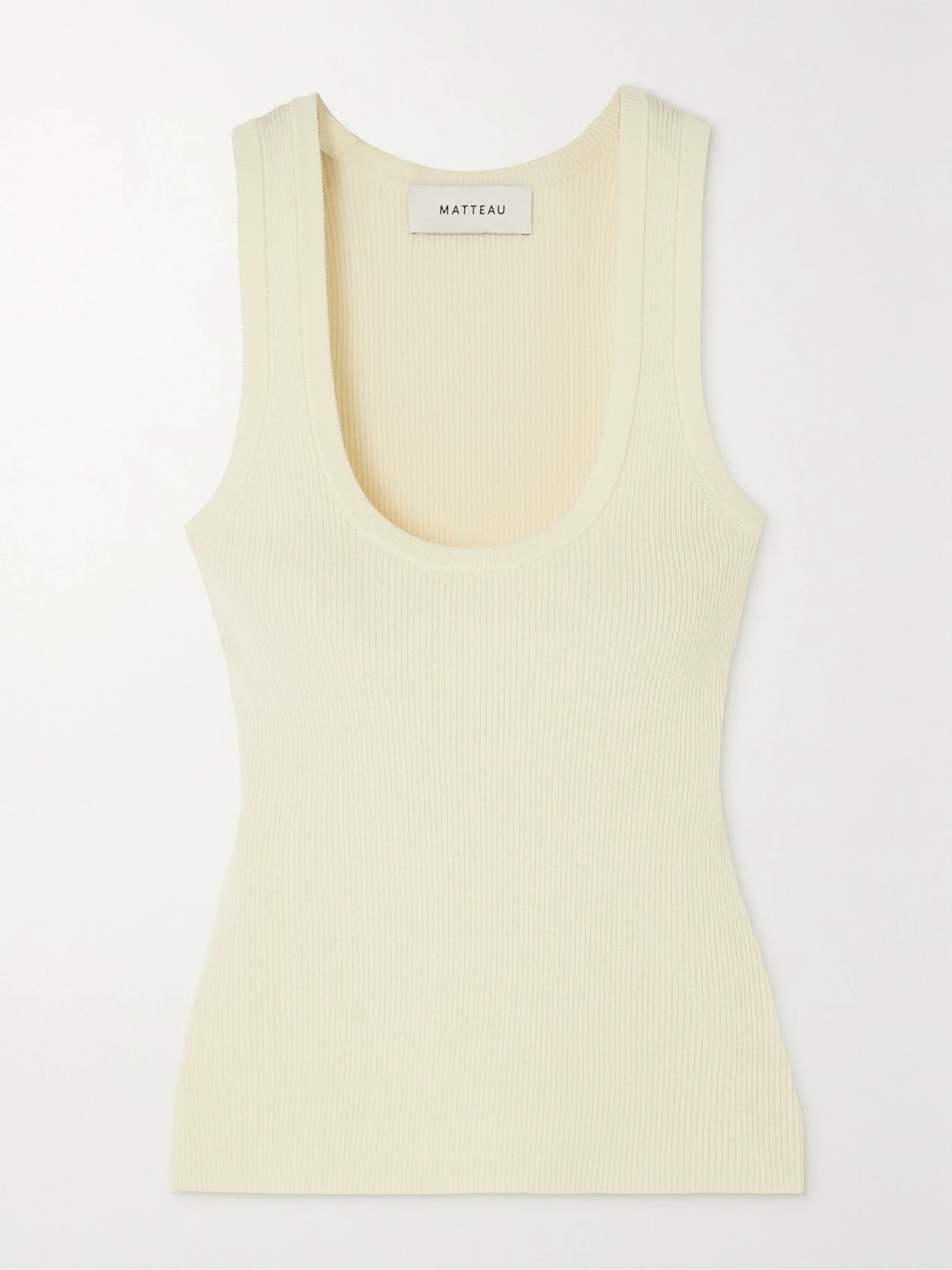 Matteau + Net Sustain Ribbed-knit Tank