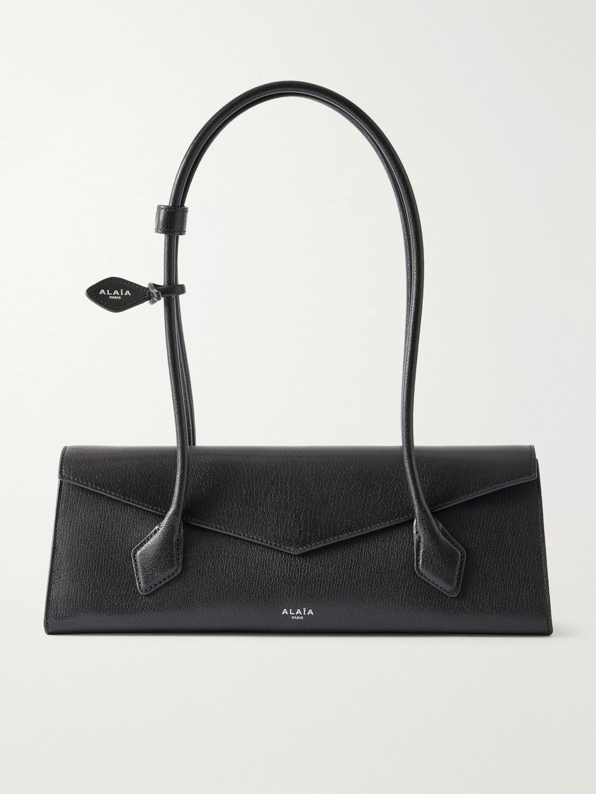 Alaïa Le Teckel Flat Medium Leather Shoulder Bag