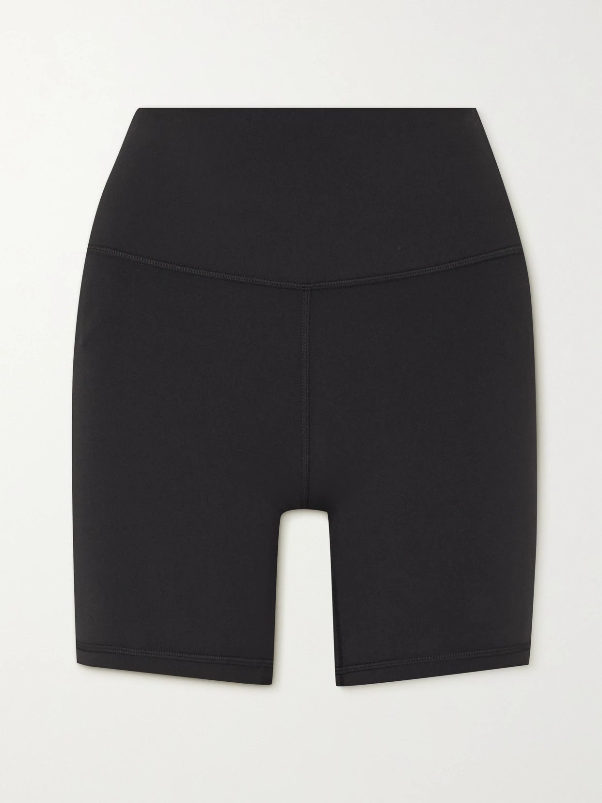 Image of a model wearing Shorts. Product name - Align High-rise Shorts - 6" in Black colour by brand - lululemon