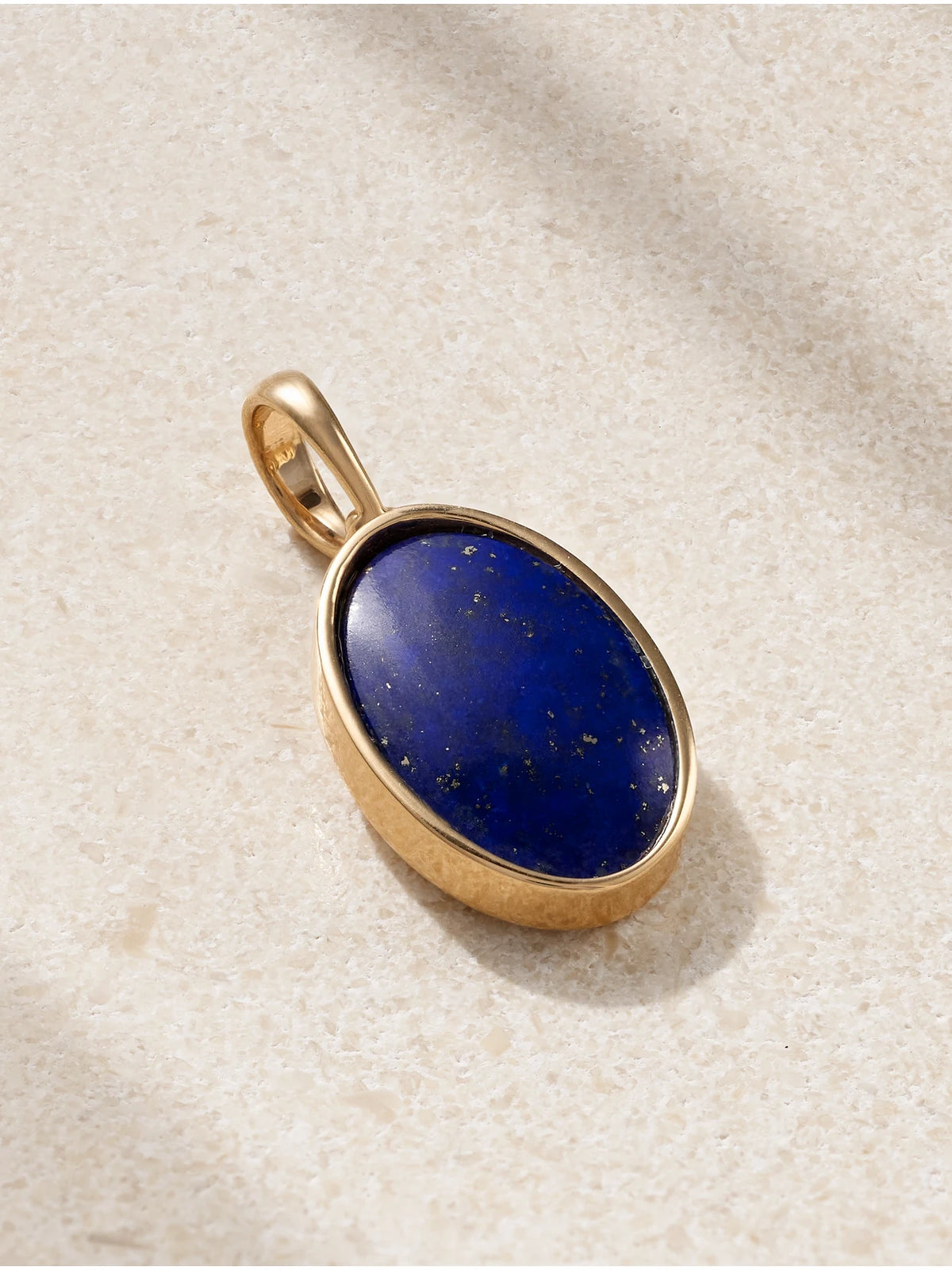 14-karat Gold Lapis Lazuli Pendant
