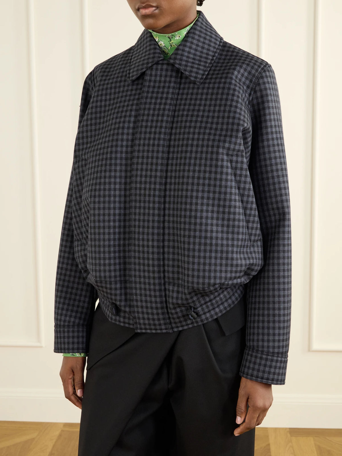 LOEWE Checked Wool-blend Jacket