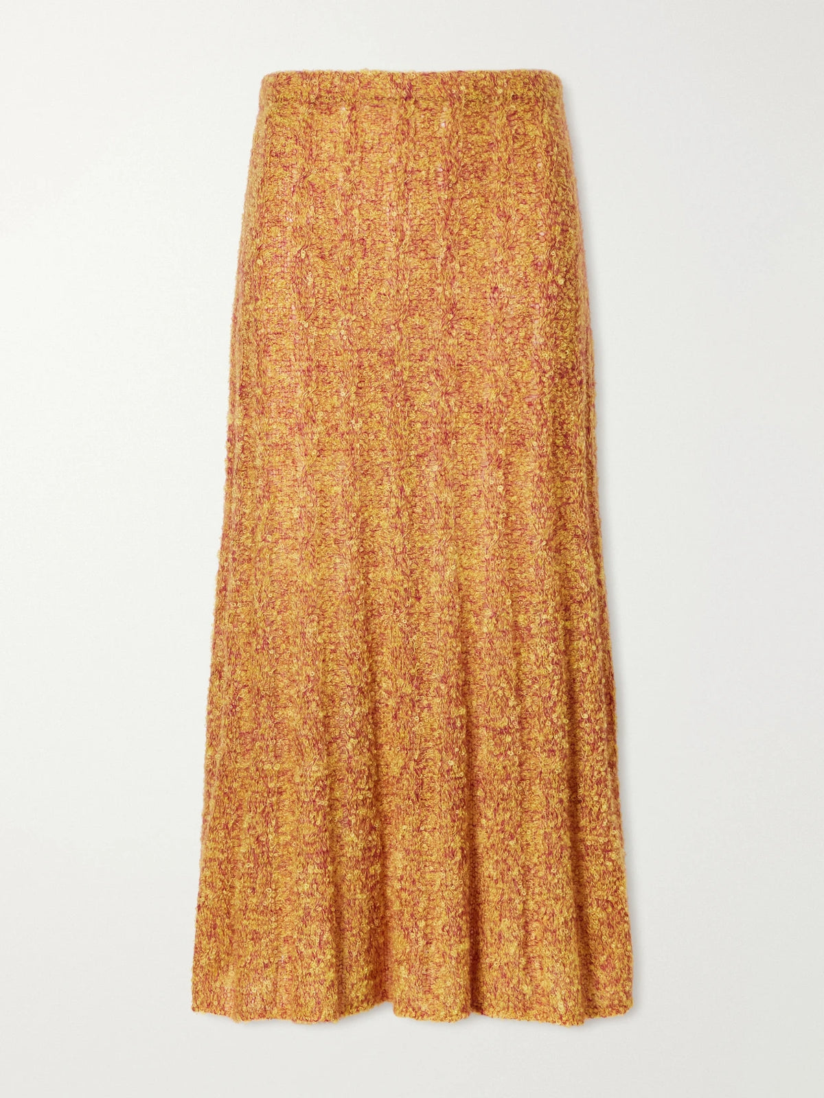 Proenza Schouler Joelle Cable-knit Mohair-blend Maxi Skirt