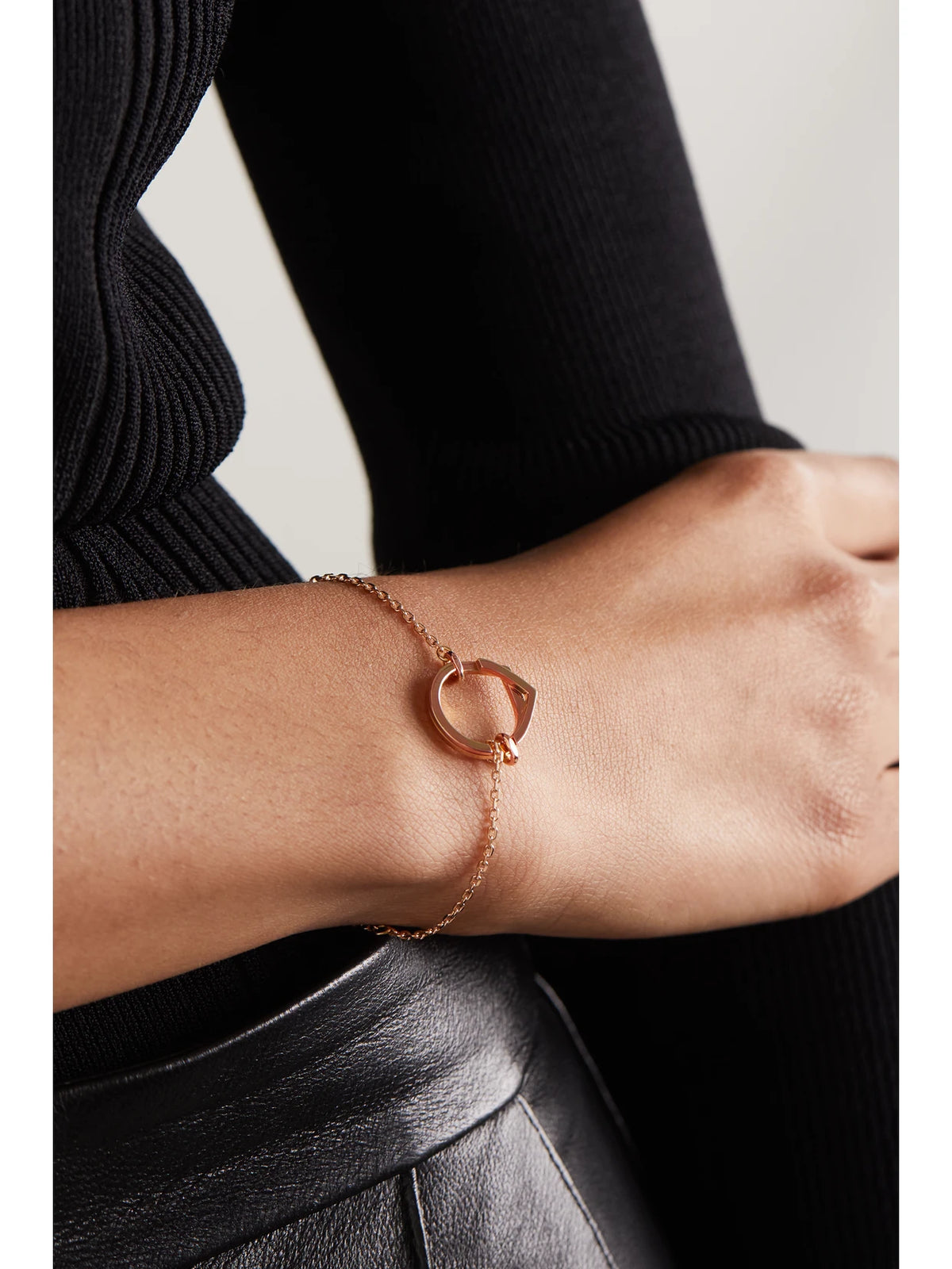 Image of Bracelets. Product name - 18-karat Rose Gold Bracelet in Multi colour by brand - Repossi