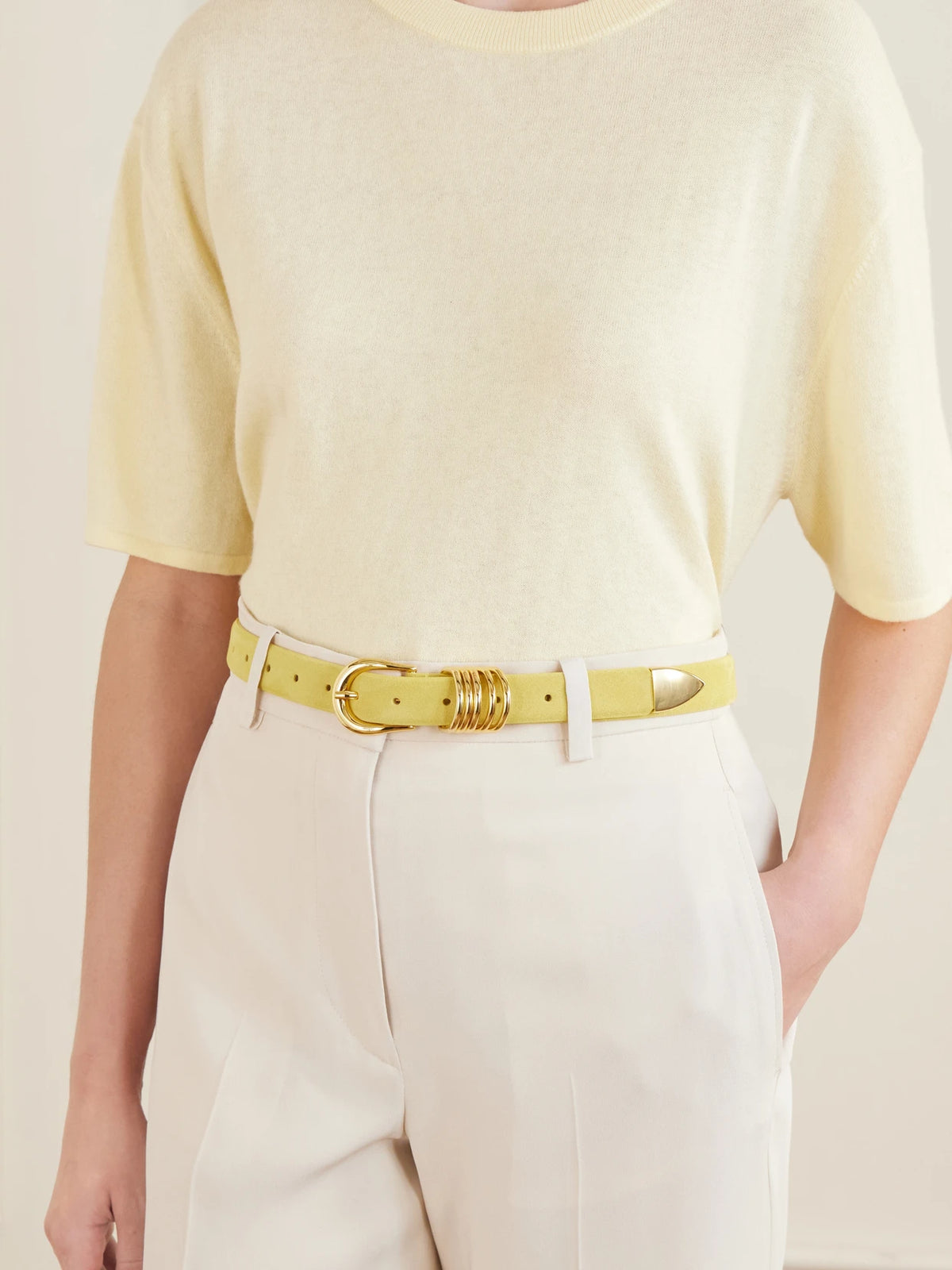 2.5 Cm Hollyhock Suede Belt