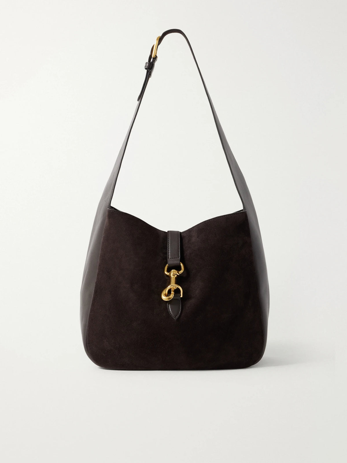 Anita Suede And Leather Shoulder Bag