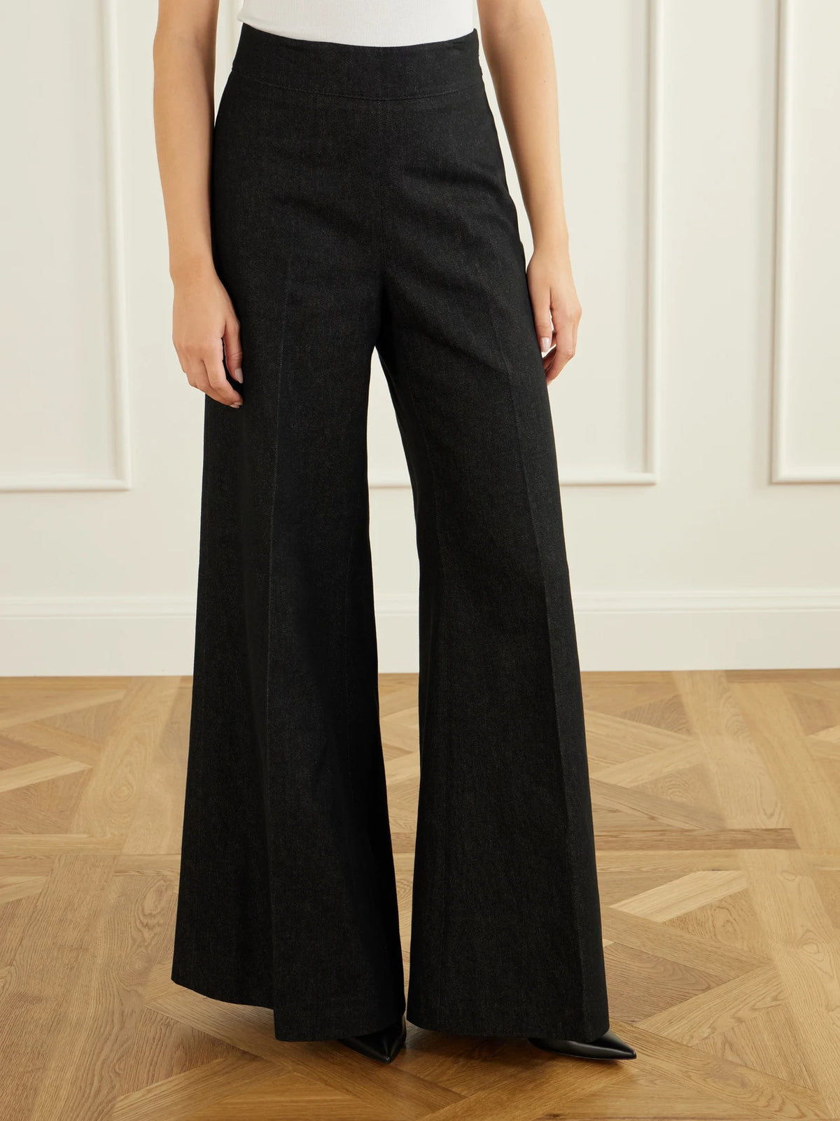 Carolina Herrera Diana High-rise Wide-leg Jeans