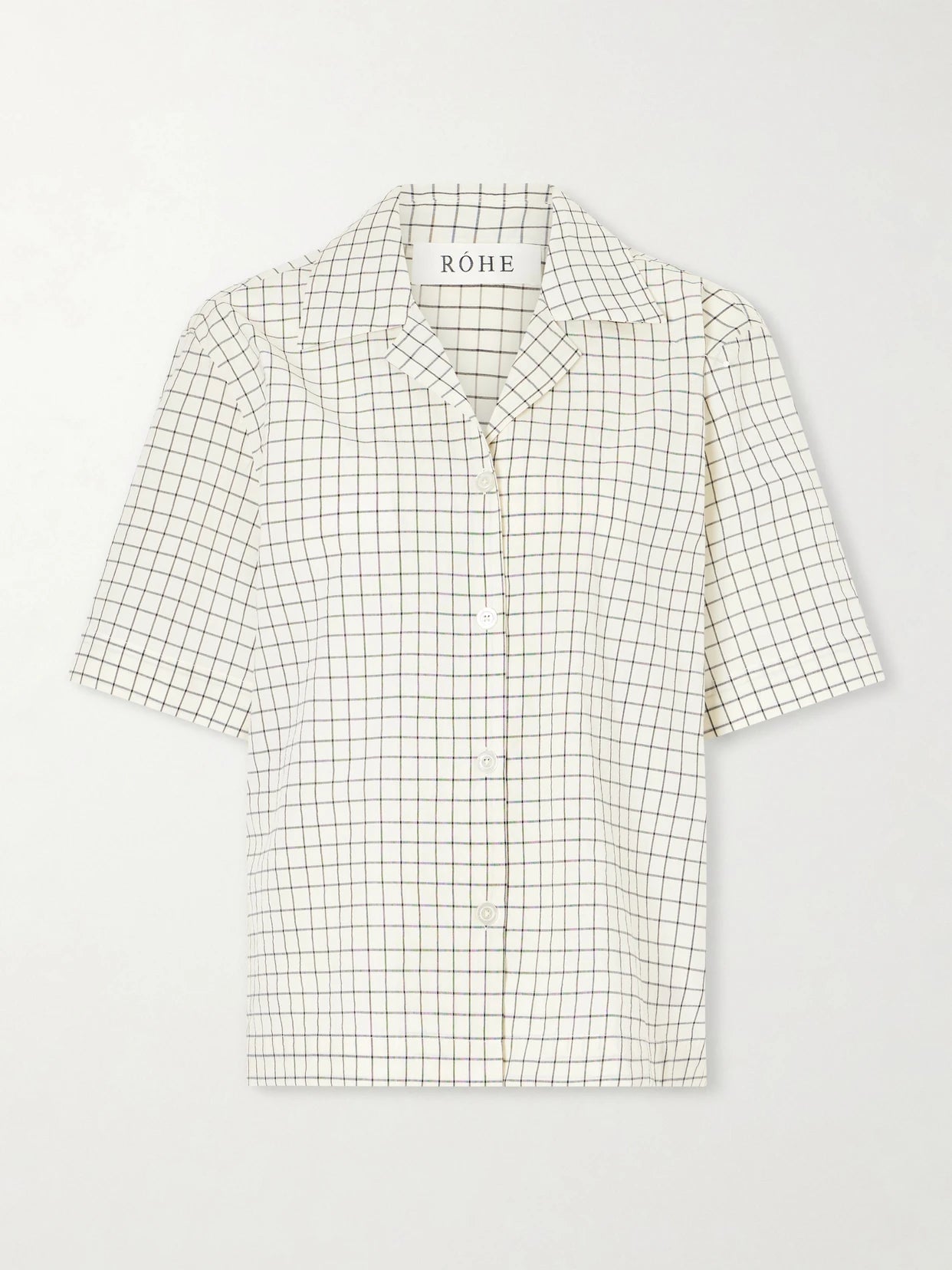 Checked Cotton-blend Shirt