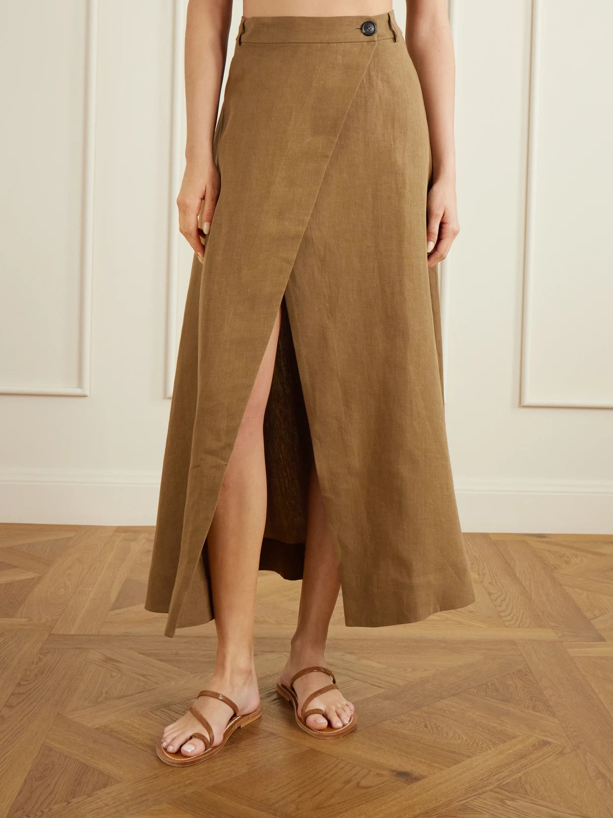 Rayi Linen Maxi Skirt