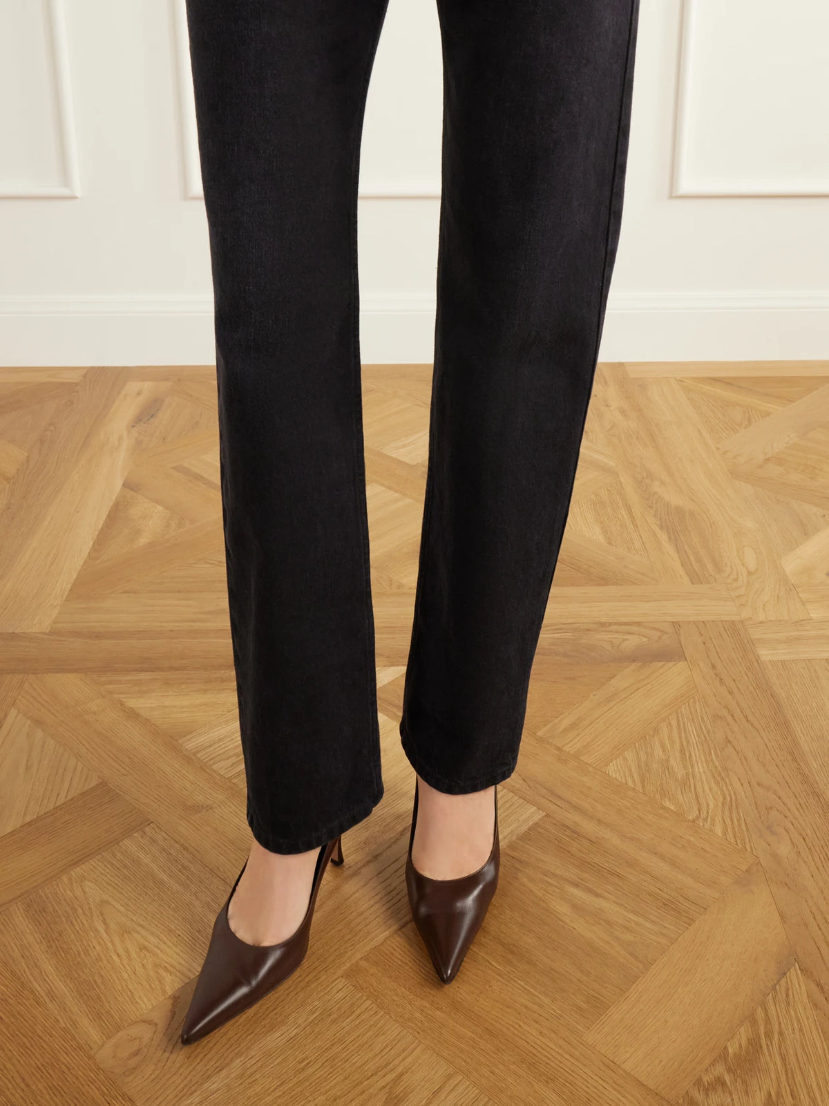 The Row Liisa Three 80 Leather Pumps