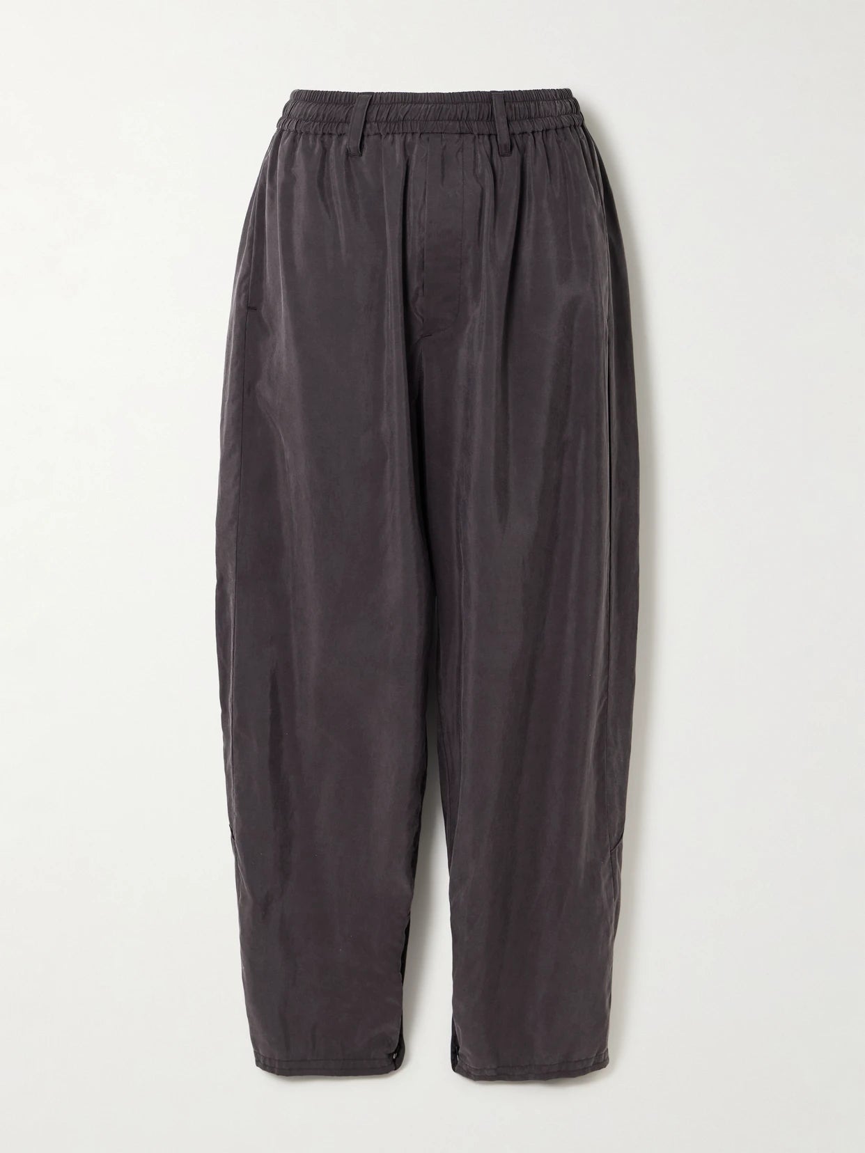 Pleated Silk-blend Track Pants