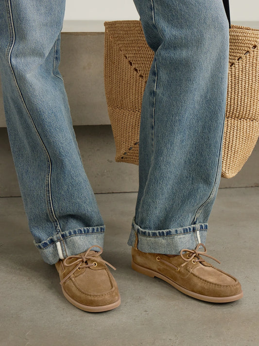 Vandée Suede Boat Shoes