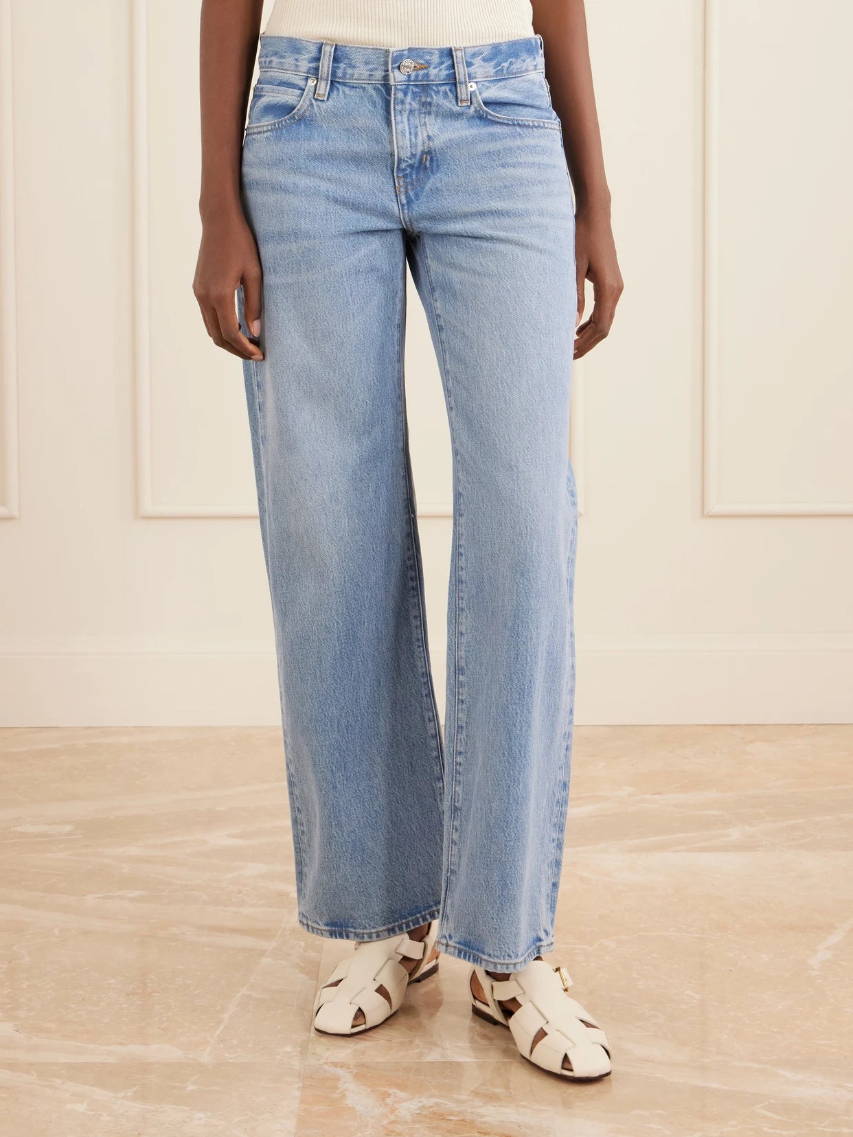 Low Rise Straight Low-rise Straight-leg Jeans