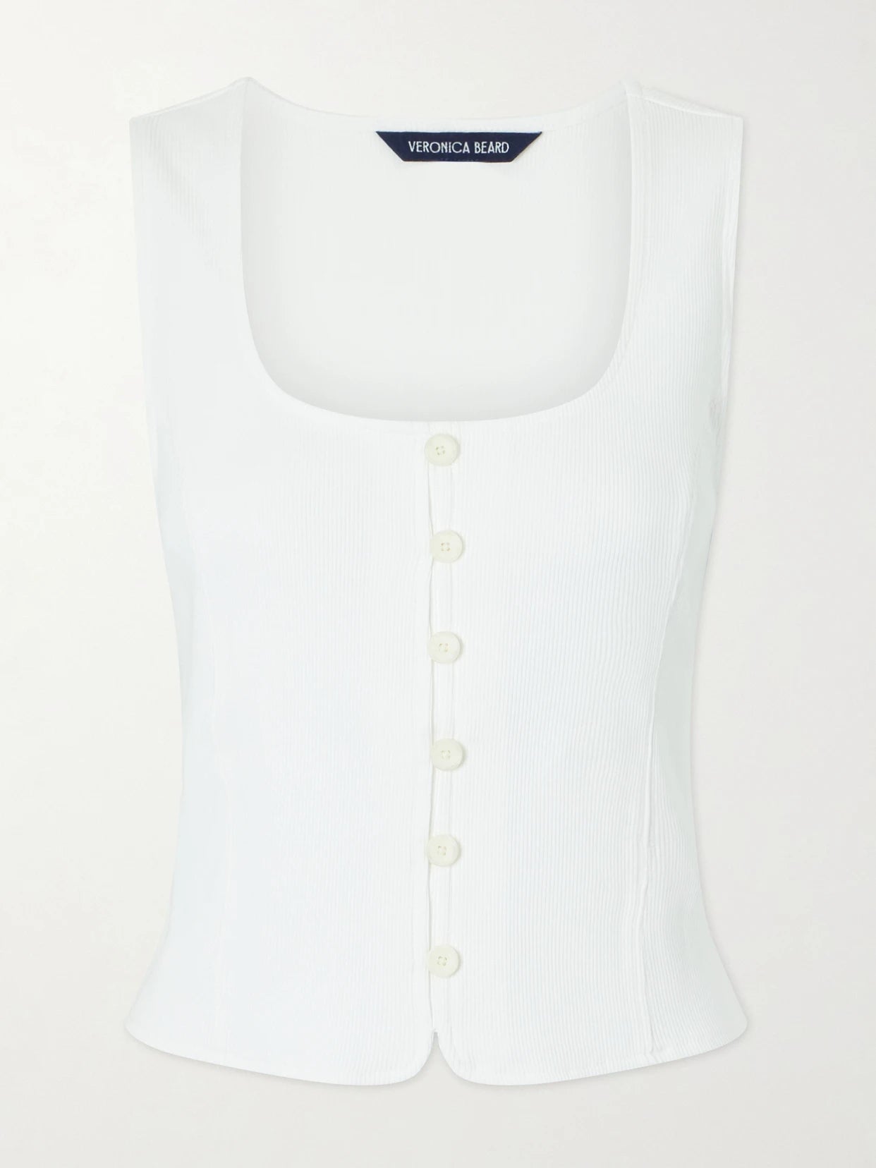 Quenby Ribbed Cotton-blend Tank Top