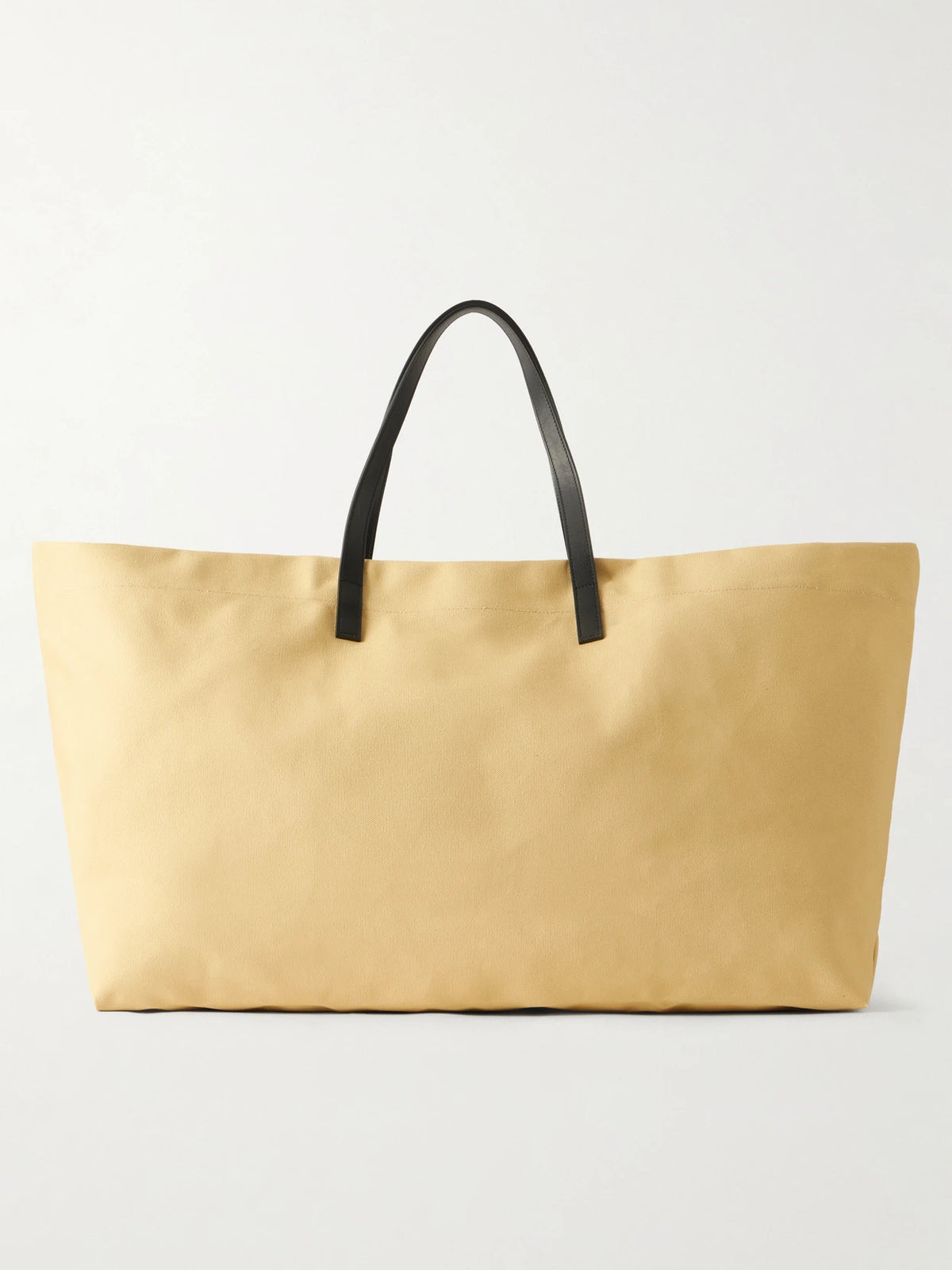 KALLMEYER Cottage Leather-trimmed Canvas Tote