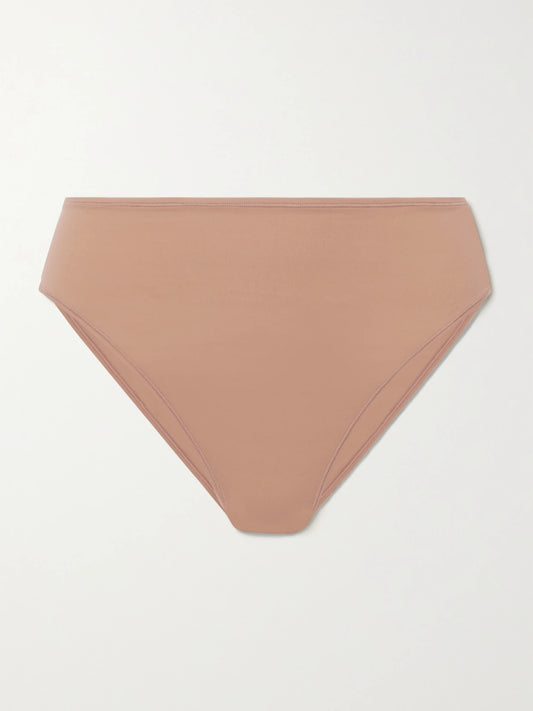 Image of Lingerie. Product name - Fits Everybody Cheeky Briefs - Sienna in Sand colour by brand - SKIMS