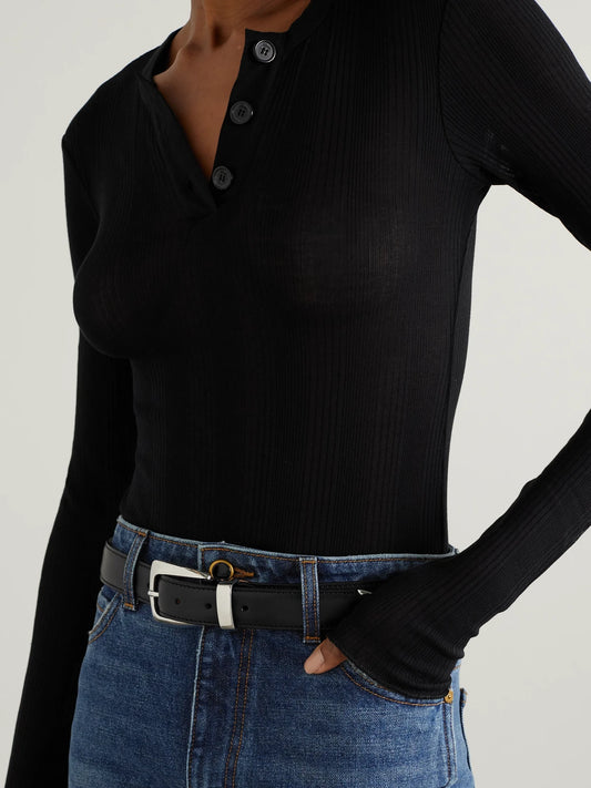 KHAITE Benny Leather Belt
