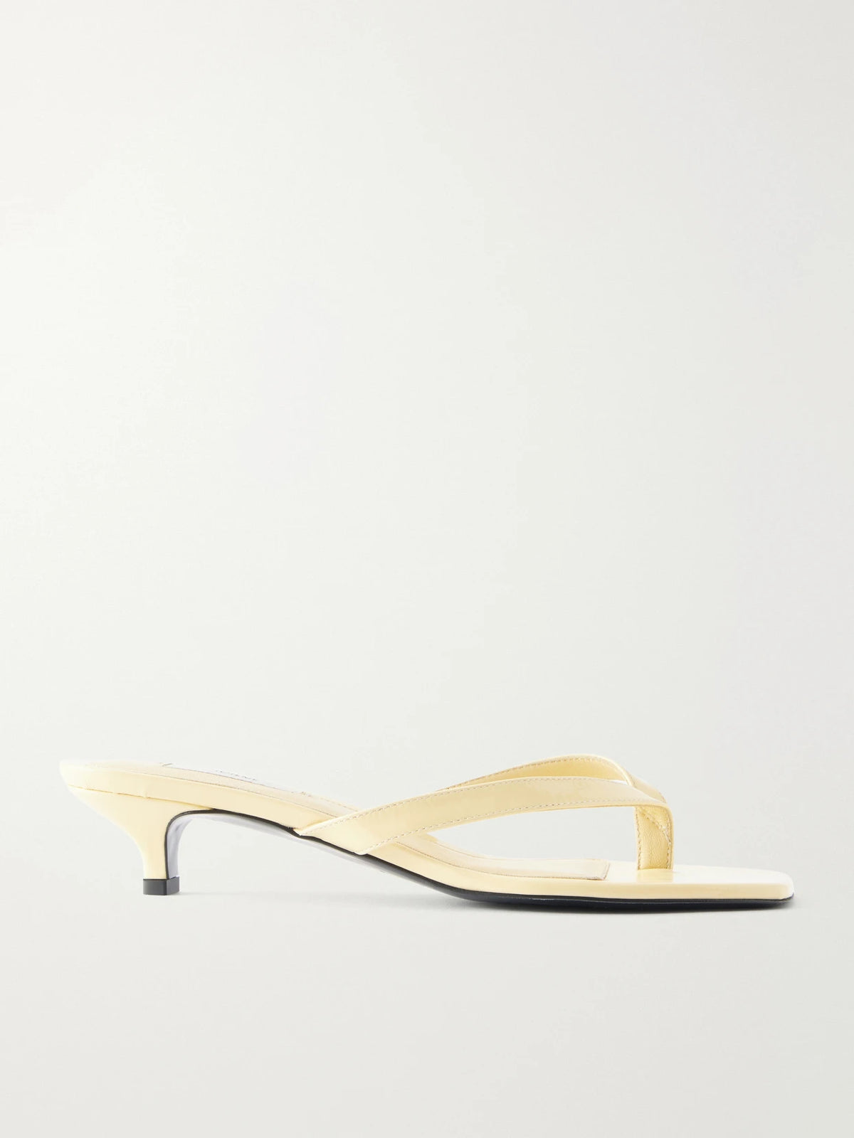Naplack Leather Thong Sandals