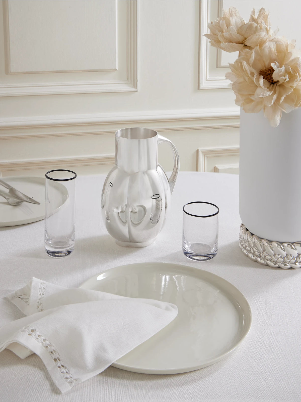 Image of Tableware. Product name - Normand Silver-plated Water Pitcher in Multi colour by brand - Christofle