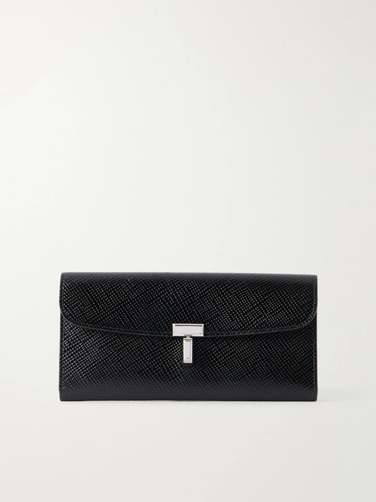 TOTEME T-lock Patent-leather Wallet
