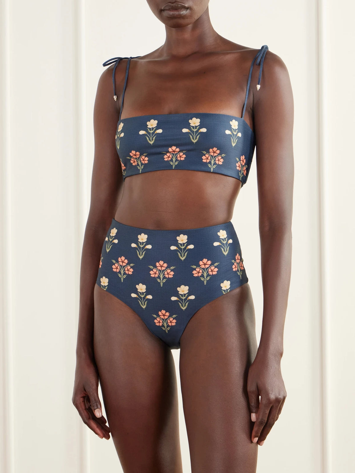 Agua by Agua Bendita Primavera Floral-print Bikini Top