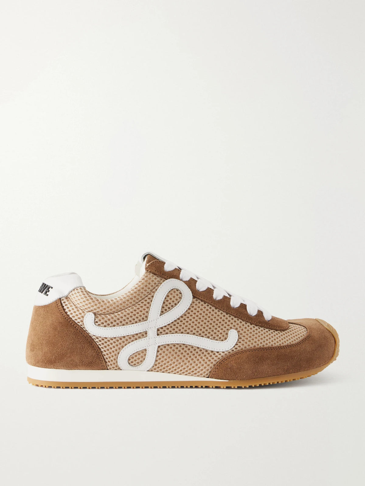 Ballet Runner 2.0 Logo-appliquéd Suede-trimmed Mesh Sneakers