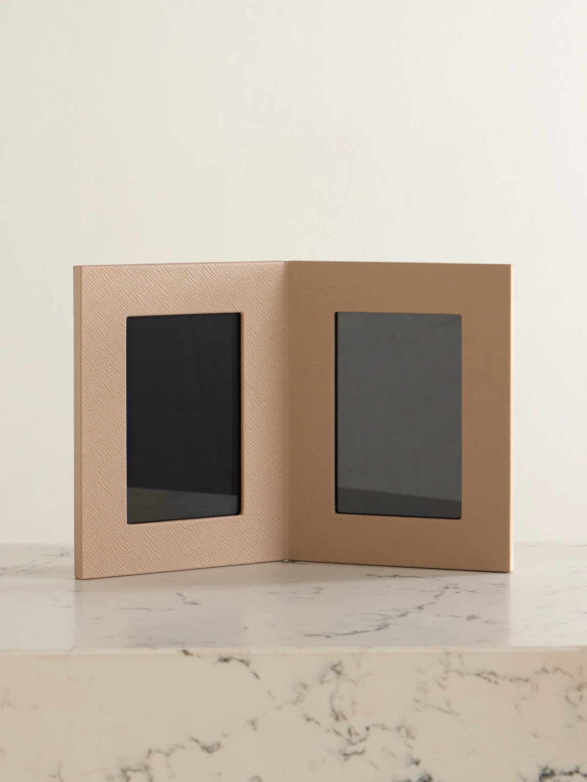 Panama Textured-leather Picture Frame