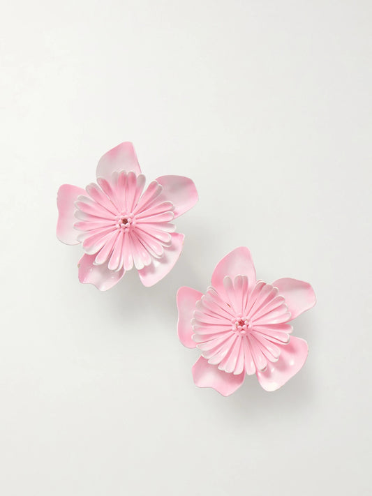 Gold-tone Resin Earrings