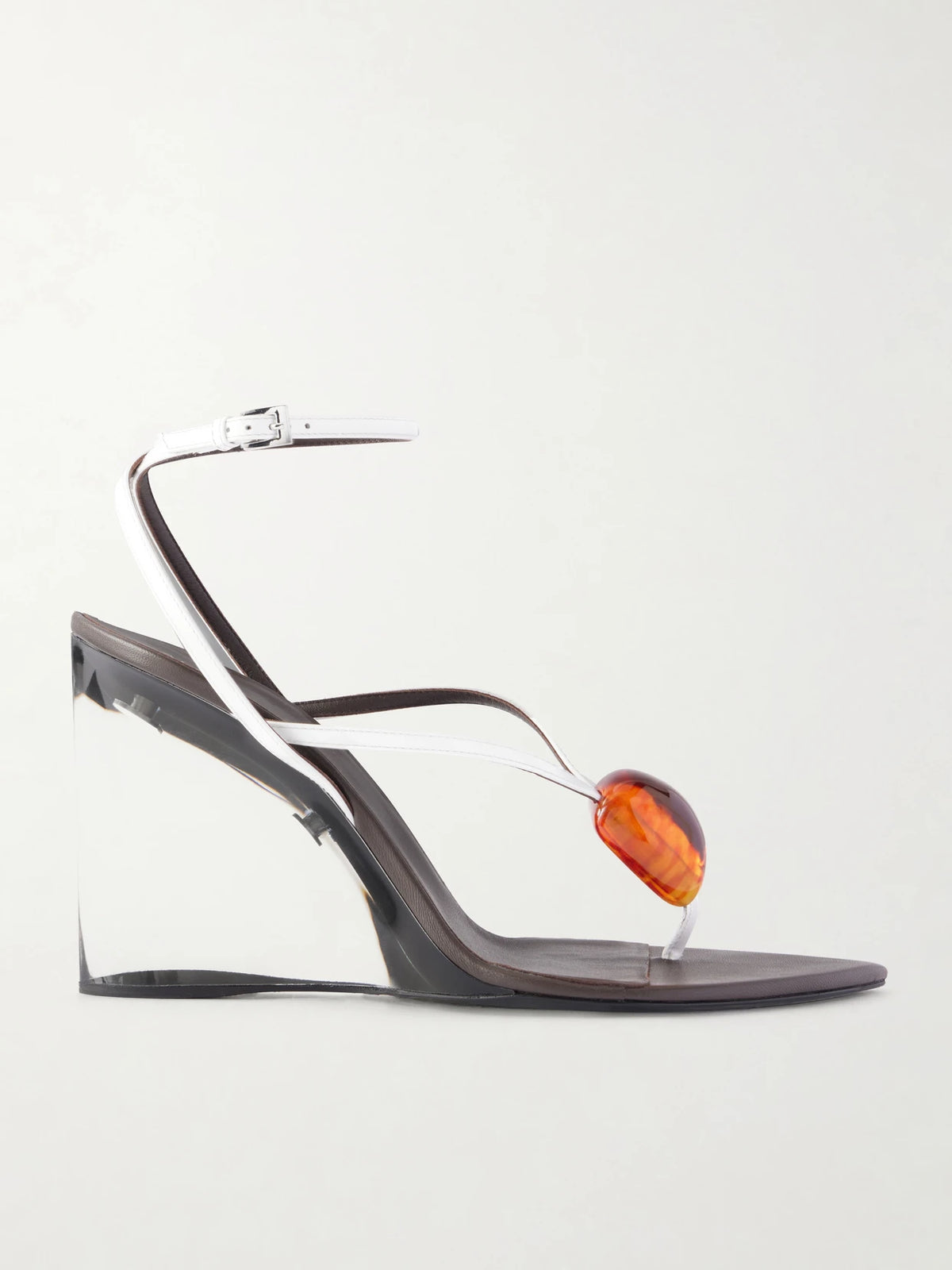 Invisible 90 Embellished Leather Sandals