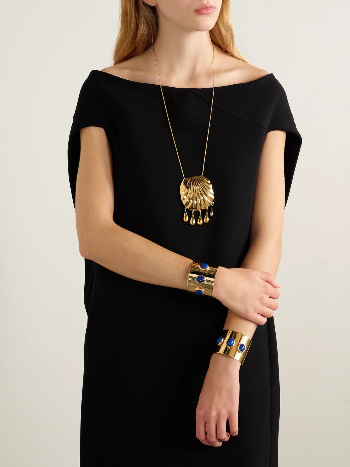 Image of Necklaces. Product name - Petra Gold-plated Necklace in Multi colour by brand - Juju Vera