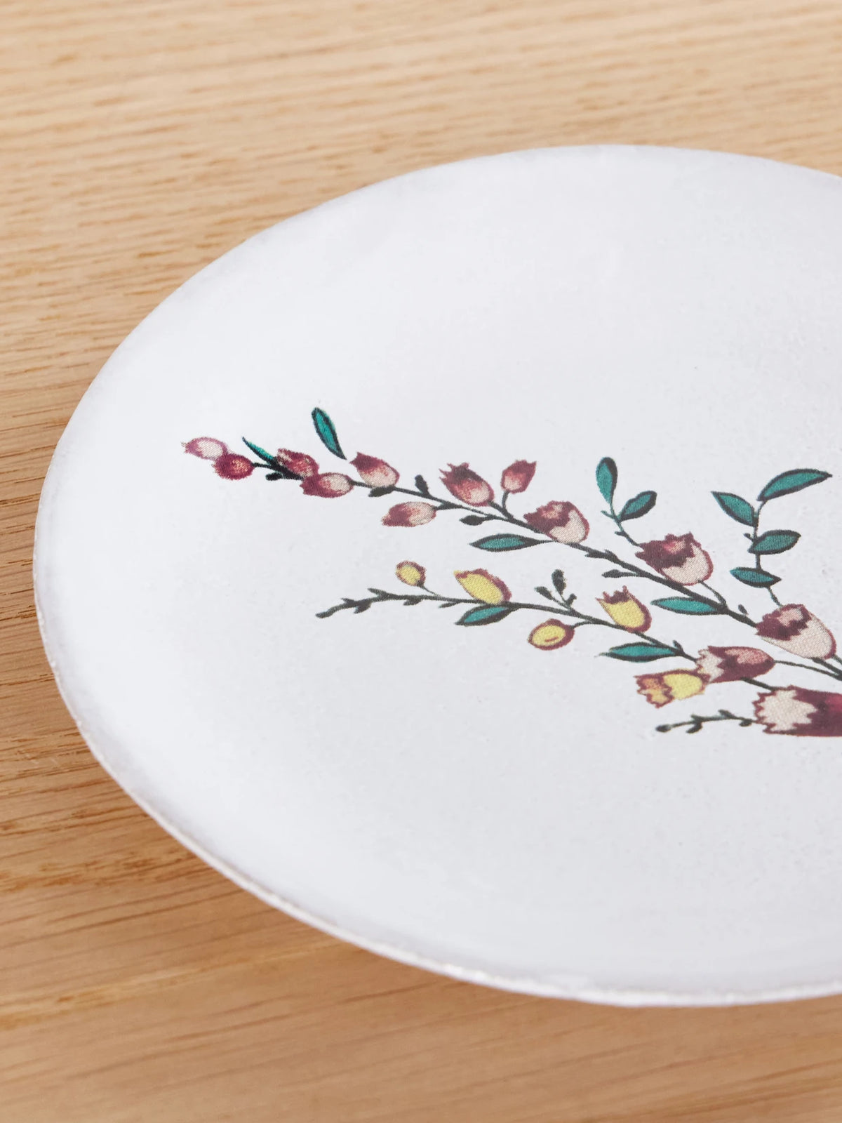 Elliot's Blueberry Ceramic Plate