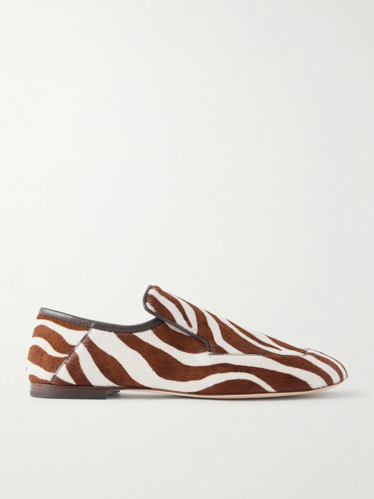Dakar Zebra-print Calf Hair Loafers